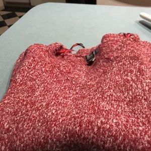 Red white sweater